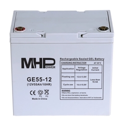 Záložní zdroj Geti GEP 300W s gelovou baterií 55Ah Deep Cycle