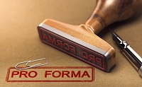 Proforma platba předem