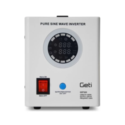 Záložní zdroj Geti GEP 300W pro čerpadlo s baterií GEL Deep Cycle 20Ah