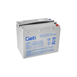 Baterie olověná 12V 55Ah GETI pro elektromotory