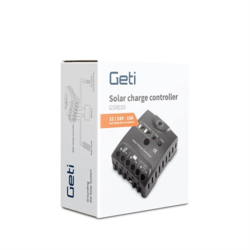 Solární regulátor PWM GETI GSR010 12-24V/10A