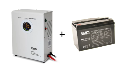 Záložní zdroj Geti 700W nástěnný s VRLA baterií 100Ah