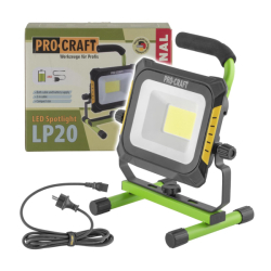 LED reflektor aku/220V Procraft LP20 bez baterie a nabíječky