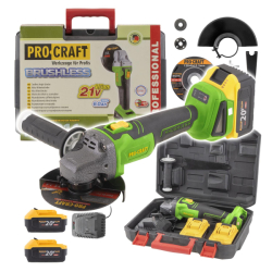 Aku úhlová bruska Procraft PWA216 7000 ot/min