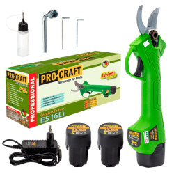 Nůžky zahradní AKU PROCRAFT ES16Li