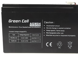 Green Cell Baterie 7Ah 12V AGM VRLA