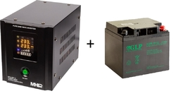 Záložní zdroj MHPower 300W s gelovou baterií GLPG 40Ah dlouhá životnost