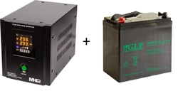 Záložní zdroj MHPower 300W s gelovou baterií GLPG 55Ah dlouhá životnost