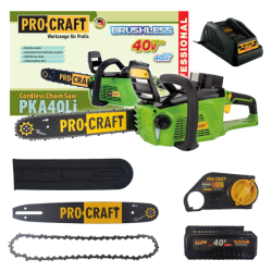 AKU řetězová pila Procraft PKA40Li 5500 ot/min