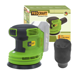 Aku excentrická bruska Procraft PX20 11000 ot/min