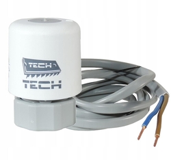 Termoelektrický pohon TECH STT-230/2 230V bez napětí zavřený