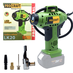 Aku kompresor LK20 Procraft bez baterie a nabíječky