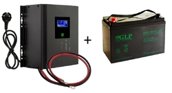 Záložní zdroj IPS 400W s gelovou baterií GLPG 100Ah dlouhá životnost