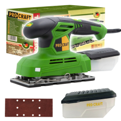 Vibrační bruska Procraft PV220, 220W 12000 ot/min