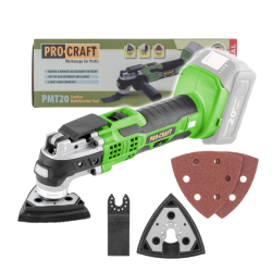 Aku oscilační bruska Procraft PMT20 bez baterie a nabíječky