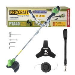 Aku křovinořez Procraft PTA40 bez akumulátoru a nabíječky
