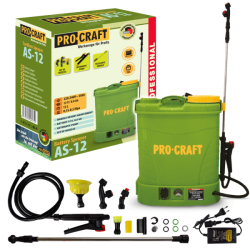 Aku postřikovač PROCRAFT AS-12 12l