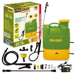 Aku postřikovač PROCRAFT AS-16 16l