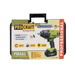 Aku rázový utahovák Procraft PWA82 1 baterie