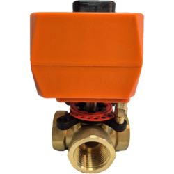 Čtyřcestný směšovací ventil 1" 4M25 s elektrickým pohonem AM83 230V 6s