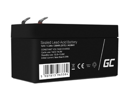 Green Cell Baterie 1,3Ah 12V AGM VRLA
