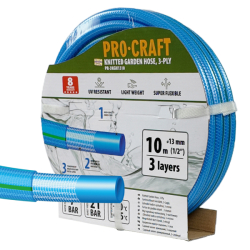 Zahradní hadice 3vrstvá 1/2" 10m PROCRAFT PR-3KGH1310