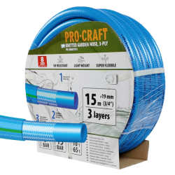 Zahradní hadice 3vrstvá 3/4" 15m PROCRAFT PR-3KGH1915
