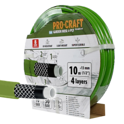 Zahradní hadice 4vrstvá 1/2" 10m PROCRAFT PR-4GH1310