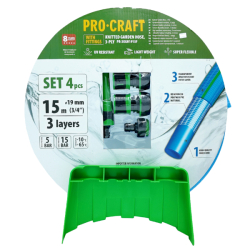 Zahradní hadice 3vrstvá 3/4" 15m PROCRAFT PR-3KGH1915F