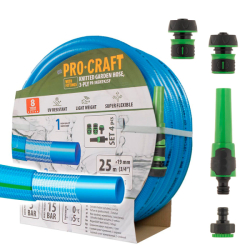 Zahradní hadice 3vrstvá 3/4" 25m PROCRAFT PR-3KGH1925F
