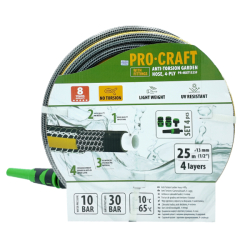 Zahradní hadice 4vrstvá 1/2" 25m PROCRAFT PR-4KAT1325F