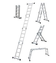 Žebřík hliníkový skládací 4x4 460cm PLA4.460 Procraft