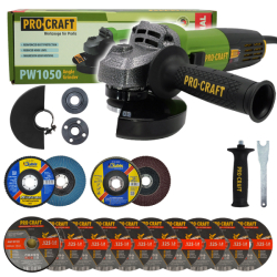 Úhlová bruska Procraft PW1050 + 10x+2x kotouč