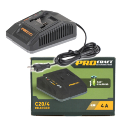 Nabíječka pro 20V Li-ion baterie Procraft Industrial C20/4