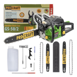 Benzínová řetězová pila PROCRAFT GS-50/2 3300 ot/min