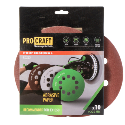 Brusný výsek (papír) 10 ks. Procraft KD225.240