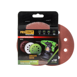 Brusný výsek (papír) 10 ks. Procraft KD125.240