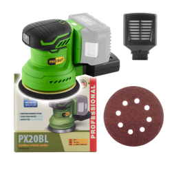 Aku excentrická bruska Procraft PX20BL bez baterie a nabíječky