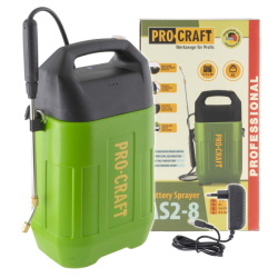 Aku postřikovač PROCRAFT AS2-8 8l