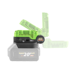 Aku šroubovák Procraft PA18Pro DFR s LED reflektorem LL20bb