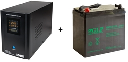 Záložní zdroj MHPower 700W s gelovou baterií GLPG 55Ah dlouhá životnost