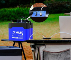 DCHOUSE outdoorová lithium baterie LiFePO4 12V/50Ah 640Wh
