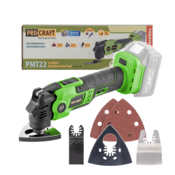 Aku oscilační bruska Procraft PMT22 bez baterie a nabíječky