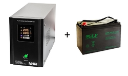 Záložní zdroj MHPower 800W s gelovou baterií GLPG 100Ah dlouhá životnost