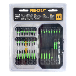Aku rázový utahovák Procraft PS22bb se sadou bitů IBS-41
