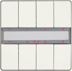 SIEMENS UP 287/13 4 dvoutlačítka pro sběrnici KNX, DELTA style