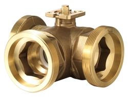 SIEMENS VBG60.40-49T 3-cestný uzavírací kulový ventil DN40 49m3/h