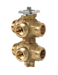 SIEMENS VWG41.20-2.5-4.25 6-cestný regulační kulový ventil