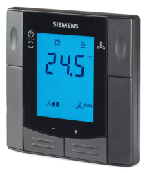 SIEMENS RDF302 regulátor pro fan-coil, Modbus