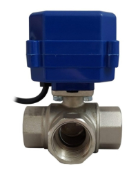 Třícestný kohout 3/4" mosaz s elektrickým pohonem A80 ECO 230V
